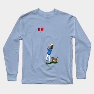 Kite Flying With A Friend Long Sleeve T-Shirt